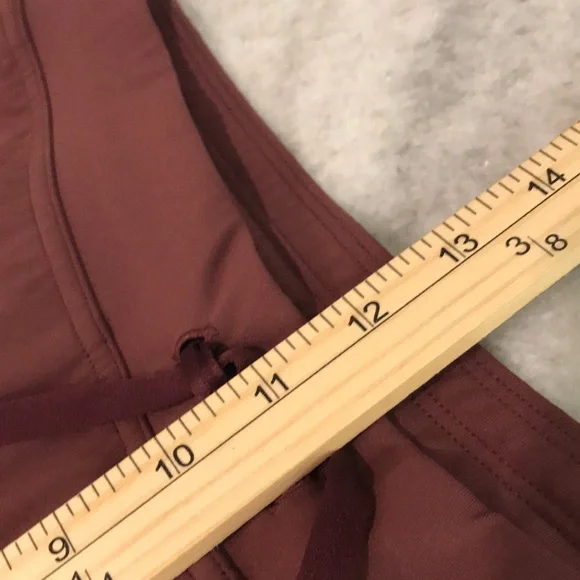 CRZ Yoga Joggers Mens Large Burgundy Pants Golf Running Pockets Athletic Travel - Picture 10 of 11